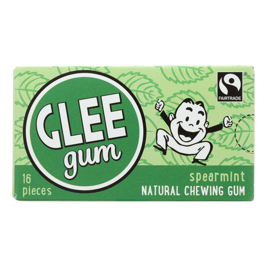 Chicle Glee Gum - Menta verde - Caja de 12 - 16 piezas