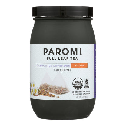 Té Paromi - Orgánico - Roobios - Manzanilla y Lavanda - Caja de 6 - 15 Bolsas