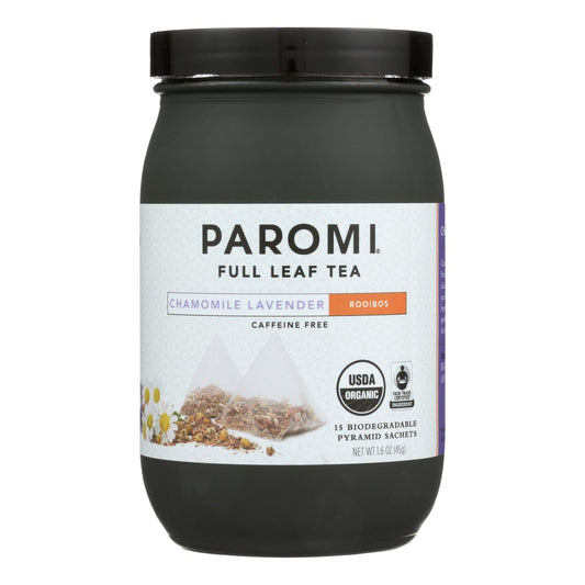Té Paromi - Orgánico - Roobios - Manzanilla y Lavanda - Caja de 6 - 15 Bolsas