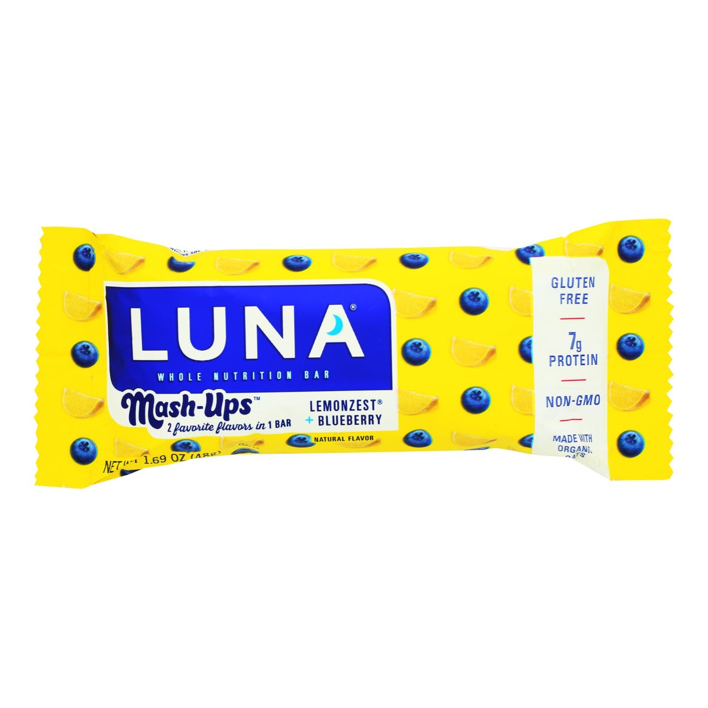 Luna - Barrita Mshup de limón y grosella - Caja de 15 - 1,69 oz