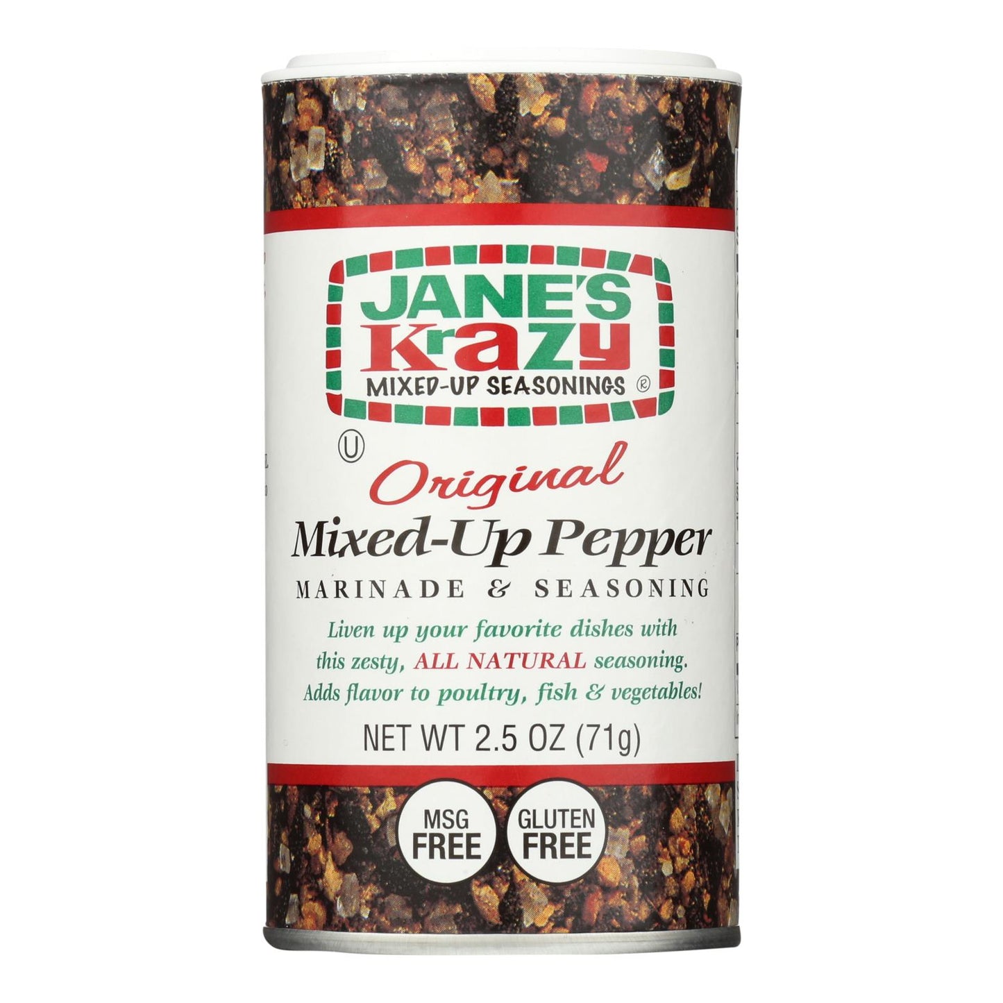 Jane's Krazy - Pimientos variados - Caja de 12 - 2,5 oz