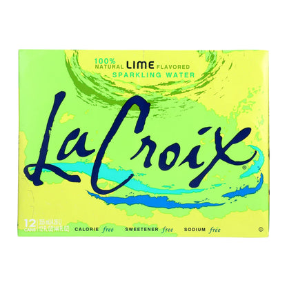 Agua con gas Lacroix - Lima - Caja de 2 - 12 fl oz.