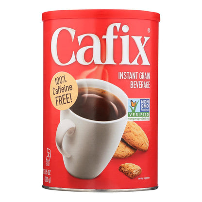 Cafix - Sustituto de café instantáneo totalmente natural - Sin cafeína - Caja de 6 - 7,05 oz.