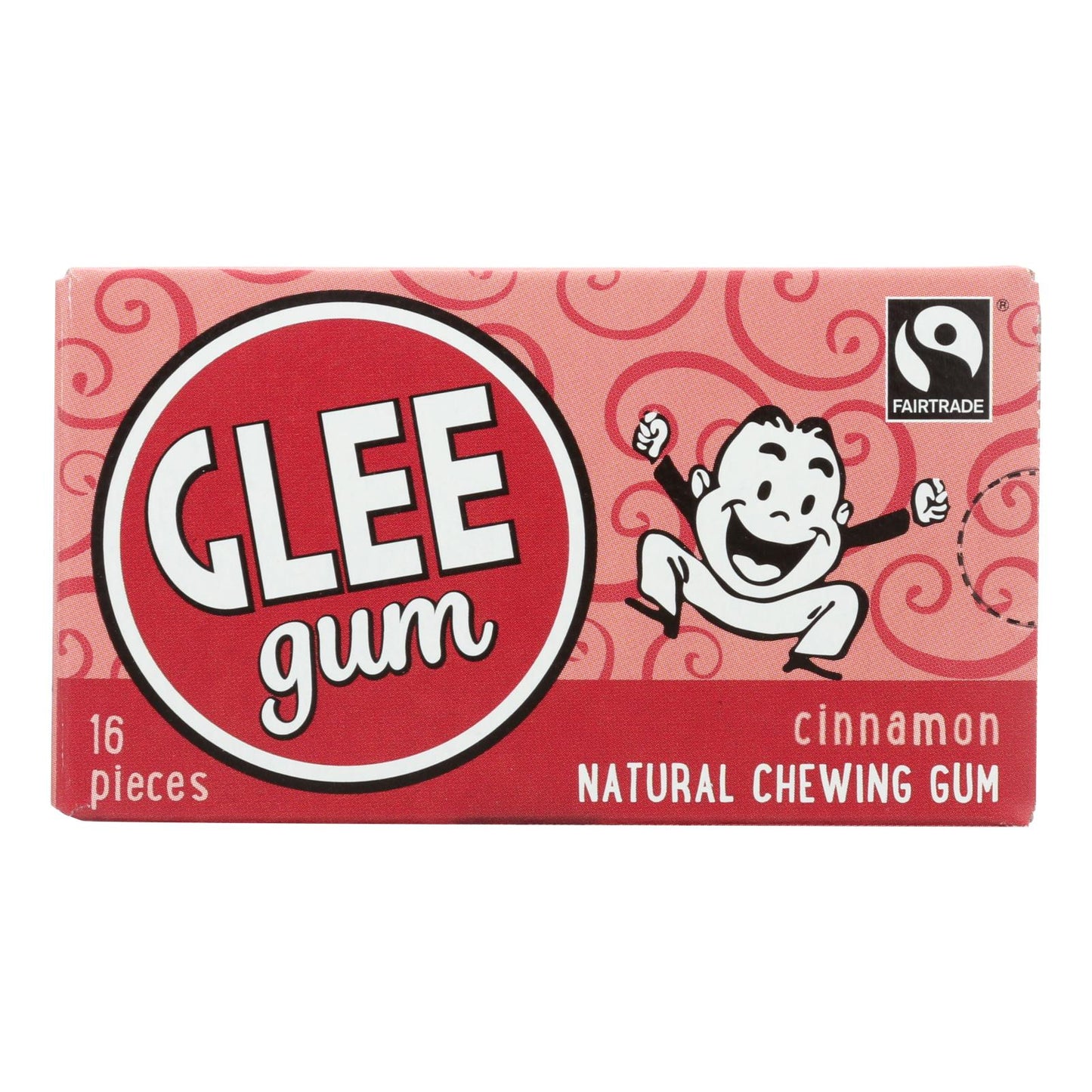 Chicle Glee Gum - Canela - Caja de 12 - 16 piezas