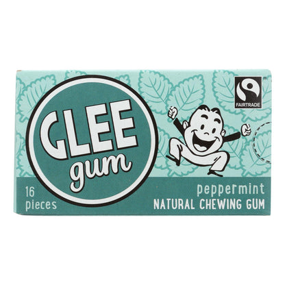 Chicle Glee Gum - Menta - Caja de 12 - 16 piezas