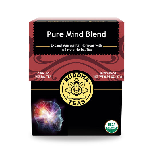 Buddha Teas - Té orgánico - Pure Mind - Caja de 6 - 18 unidades