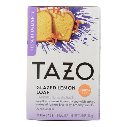 Té Tazo - Té Hrbl Glzd Pan de Limón - Caja de 6 - 15 Bolsas