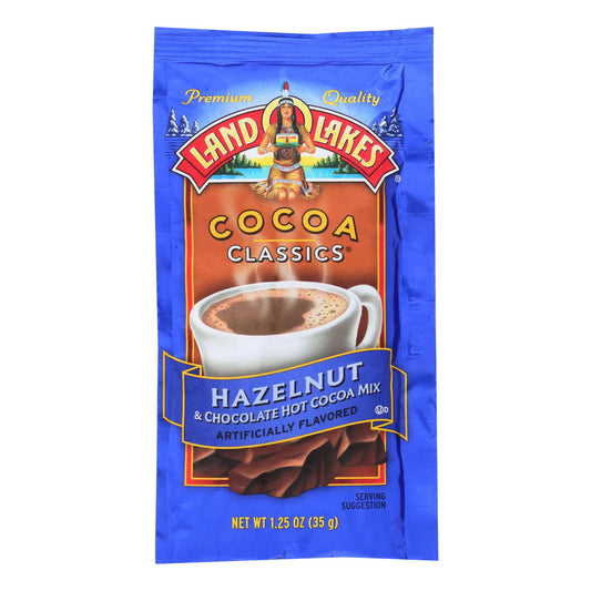 Mezcla clásica de cacao Land O Lakes, avellana y chocolate, 1,25 oz, caja de 12
