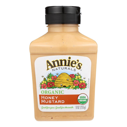 Mostaza de miel orgánica Annie's Naturals - Caja de 12 - 9 oz.