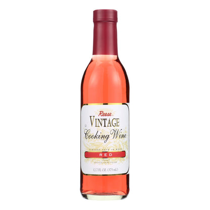 Vino para cocinar Reese - Tinto - Caja de 6 - 12,7 fl oz.