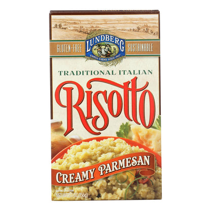 Risotto cremoso con parmesano de Lundberg Family Farms - Caja de 6 - 5,5 oz.