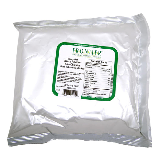 Frontier 香草肉汤粉 鸡肉味 - 单件散装商品 - 1 磅