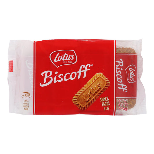 Biscoff 饼干 - 零食包 - 4 盎司 - 12 盒