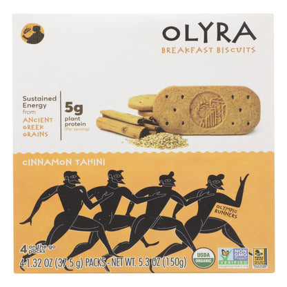 Olyra - Galletas de canela y tahini - Caja de 6 - 5.3 oz