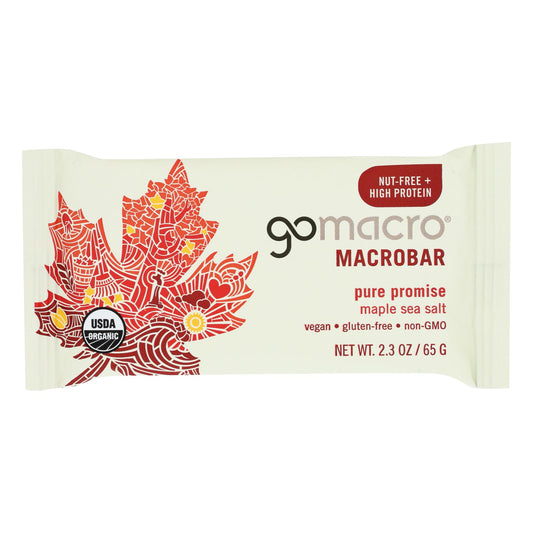 Gomacro - Bars Maple Sea Salt - Case Of 12 - 2.3 Oz