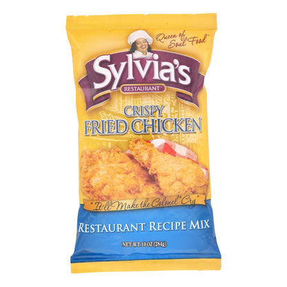 Mezcla de pollo frito crujiente de Sylvia - Caja de 9 - 10 oz.