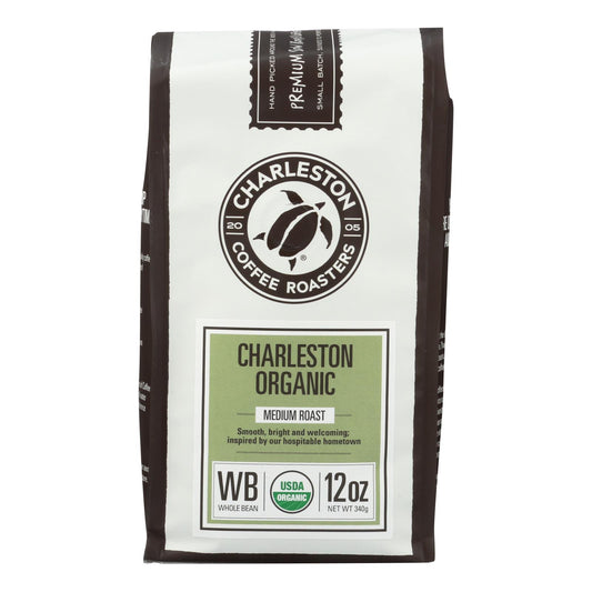 Charleston Coffee Roasters - Café Charleston en grano - Caja de 6 - 12 oz