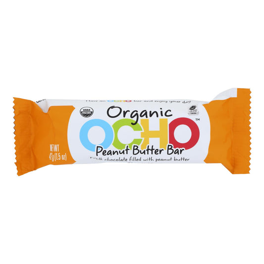 Ocho Candy - Barras de caramelo de mantequilla de maní - Caja de 12 - 1.5 oz