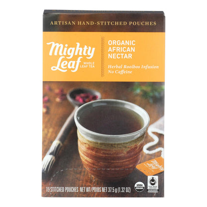 Mighty Leaf Tea - Té Afrcn Nctr Stched - Caja de 6 - 15 bolsas