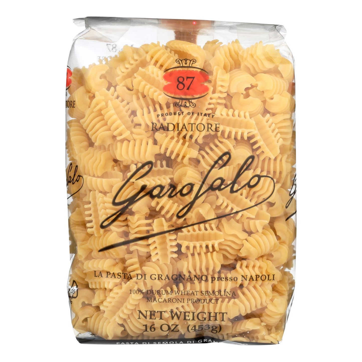 Pasta Radiatore Garofalo - Caja De 12 - 16 Oz