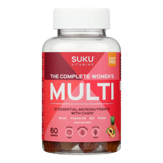 Suku Vitamins - Multivitamínico completo en gomitas para mujeres - 1 unidad - 60 unidades