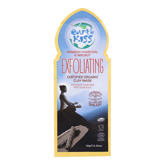 Earth Kiss - Mascarilla de arcilla Chrcl Exfol - Caja de 12 - 0,35 oz