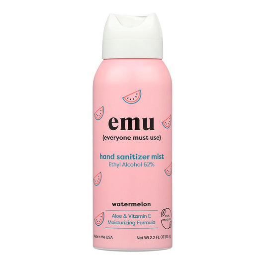 Emu - Spray de sandía Hnd Sntzr - Caja de 6 - 2,2 oz