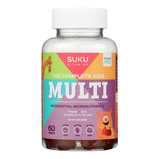 Suku Vitamins - Multivitamínico completo para niños en gomitas - 1 unidad - 60 unidades