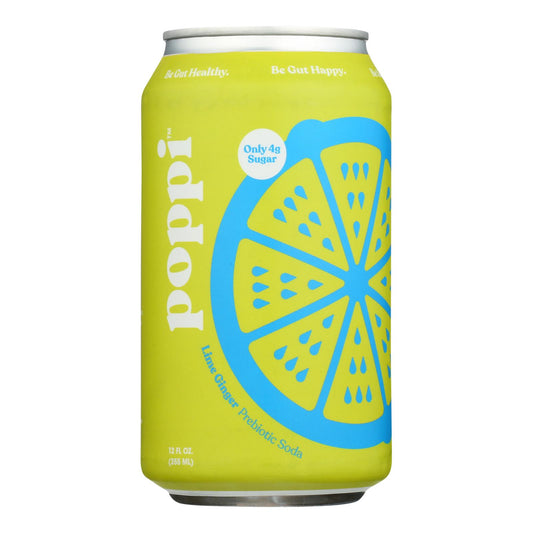 Poppi - Prebio Soda Ginger Lime - Case Of 12-12 Fz