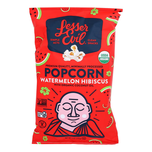 Mal menor - Palomitas de maíz con sabor a hibisco - Caja de 12 - 4,6 oz