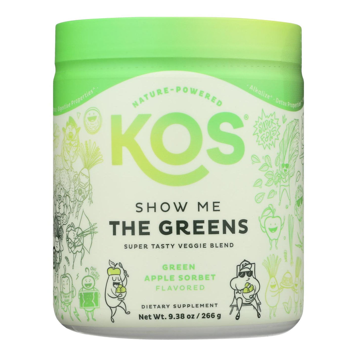 Mezcla de verduras Kos The Greens - 1 unidad - 9,38 oz