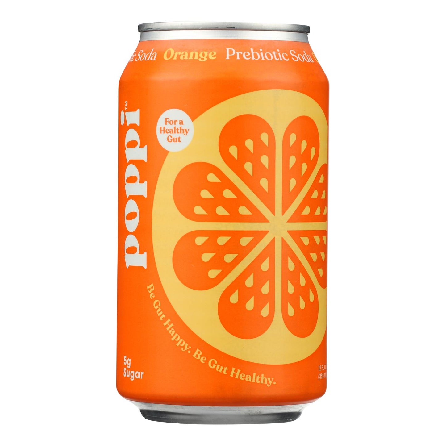 Poppi - Prebio Soda Naranja - Caja De 12-12 Fz