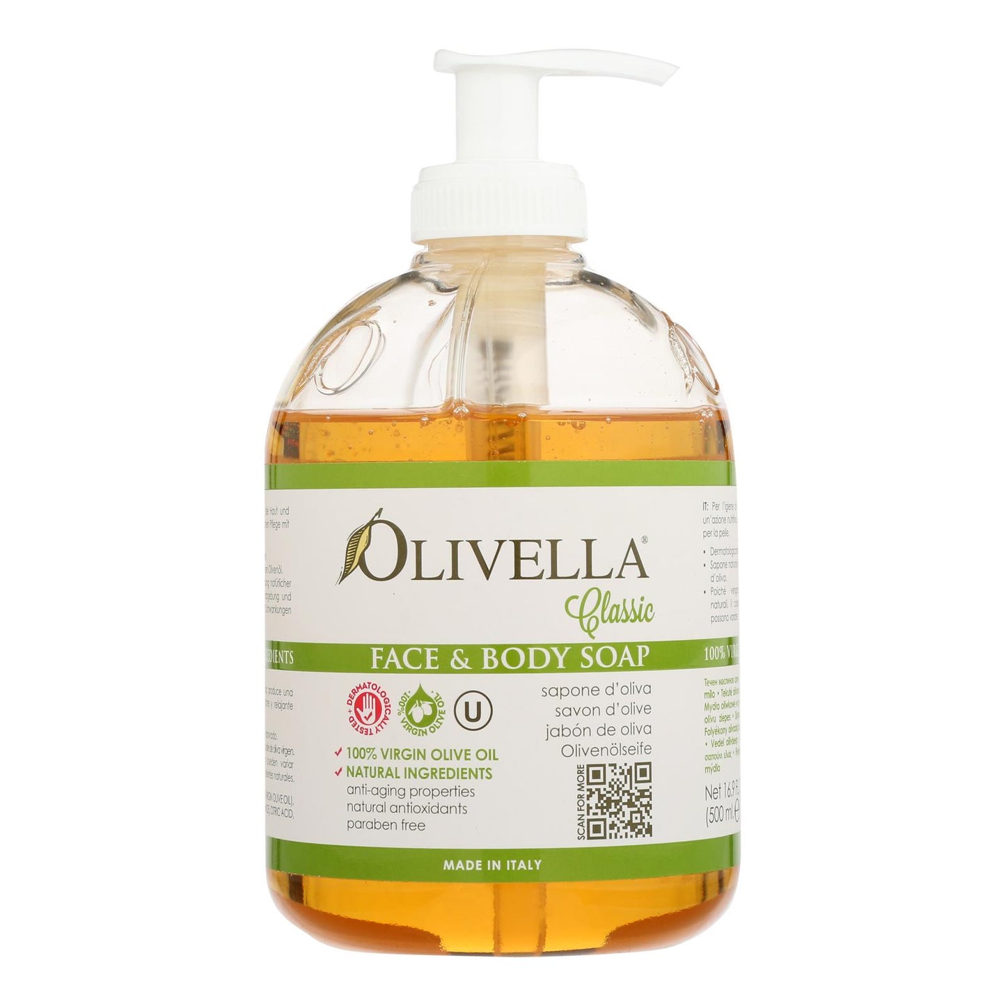 Olivella Face And Body Soap - 16.9 Fl Oz