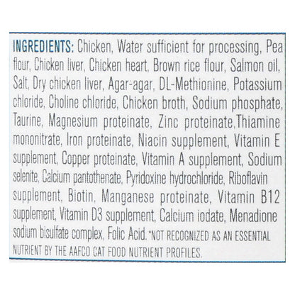 Alimento tierno y auténtico para gatos con pollo y arroz integral, caja de 24 porciones, 5,5 oz