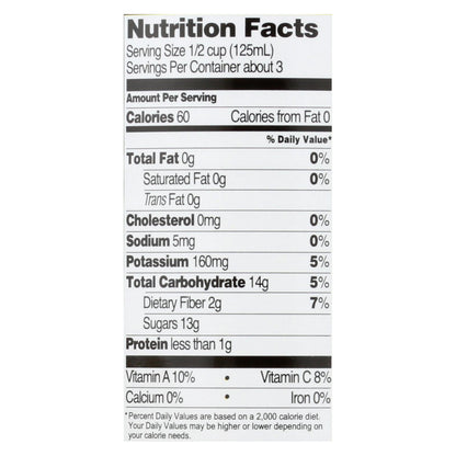 Melocotones orgánicos en rodajas de bosque nativo - Caja de 6 - 15 oz.