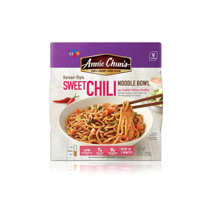 Tazón de fideos con chile dulce coreano de Annie Chun - Caja de 6 - 7,9 oz.