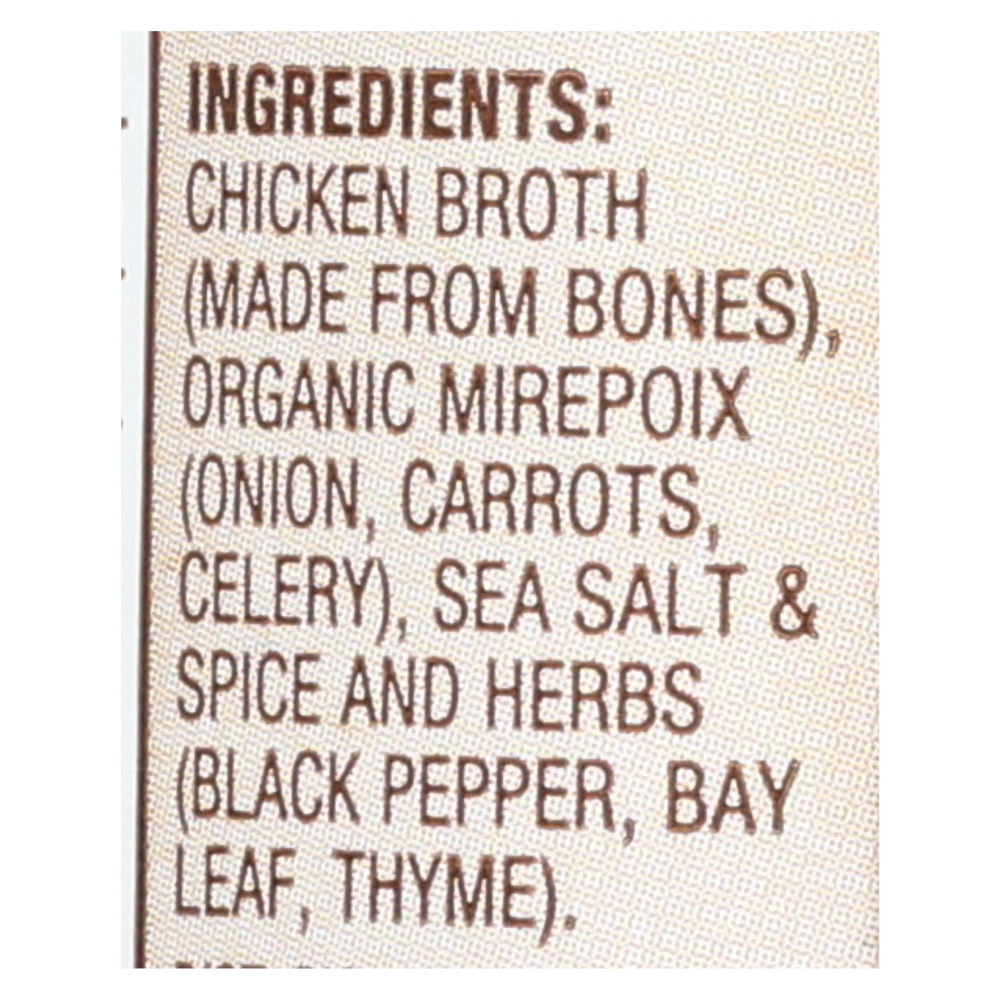 Caldo de huesos de pollo Kitchen Basics - Caja de 12 - 8,25 Fz
