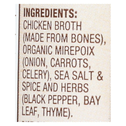 Caldo de huesos de pollo Kitchen Basics - Caja de 12 - 8,25 Fz