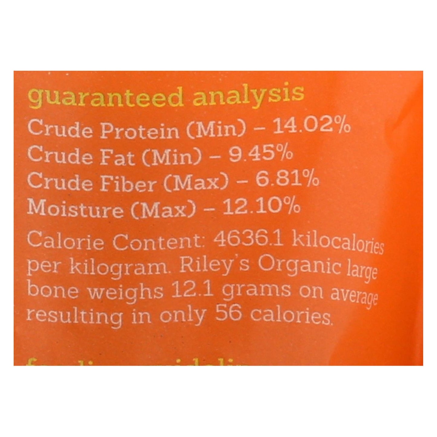 Riley's Organics Organic Dog Treats, Apple Recipe, Large  - Case Of 6 - 5 Oz