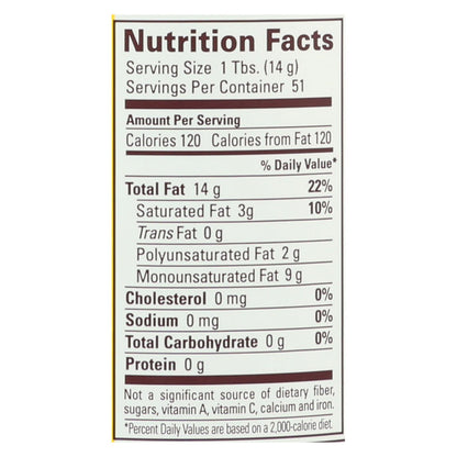 Aceite de coco solar La Tourangelle - Caja de 6 - 25,4 onzas líquidas.