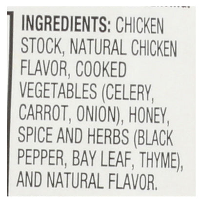 Caldo de pollo sin sal totalmente natural Kitchen Basics - Caja de 12 - 8,25 oz