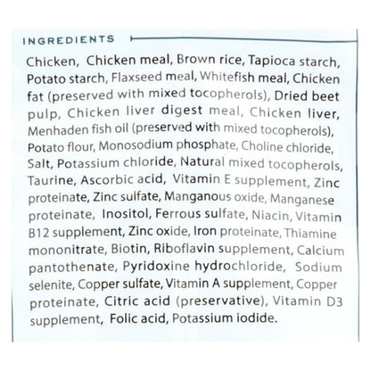 Alimento tierno y auténtico para perros con pollo y arroz integral (caja de 6 unidades, 4 libras)