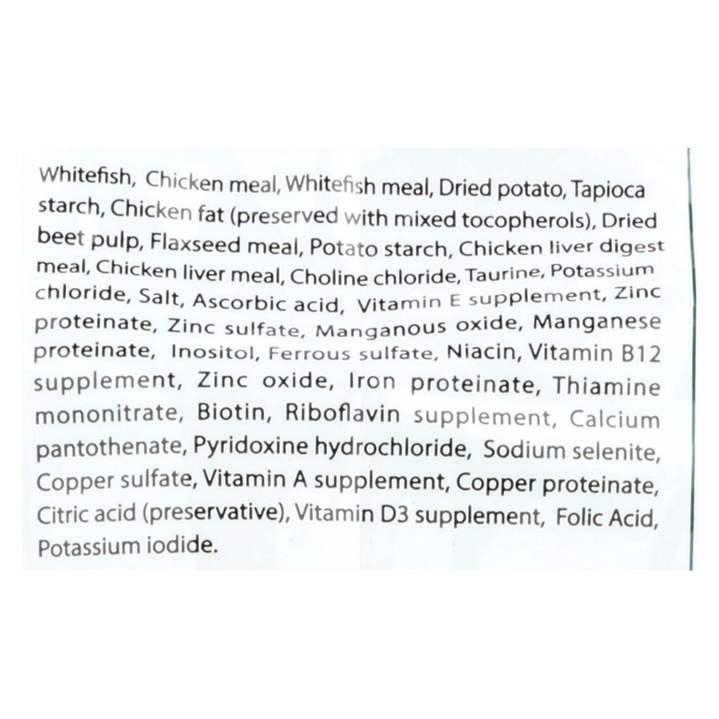 Alimento tierno y auténtico para gatos con pescado blanco y patata, caja de 6 unidades, 3 libras