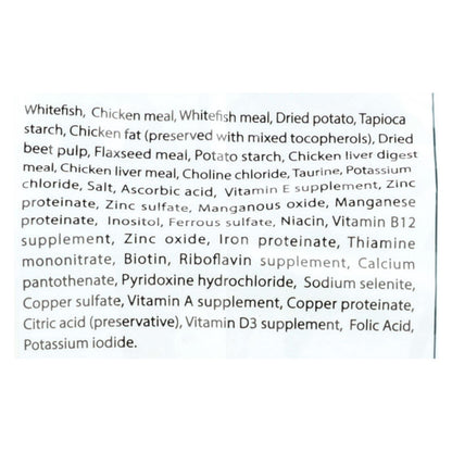 Alimento tierno y auténtico para gatos con pescado blanco y patata, caja de 6 unidades, 3 libras