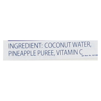 C2o - Agua de coco pura - Piña - Caja de 12 - 33,8 fl oz.