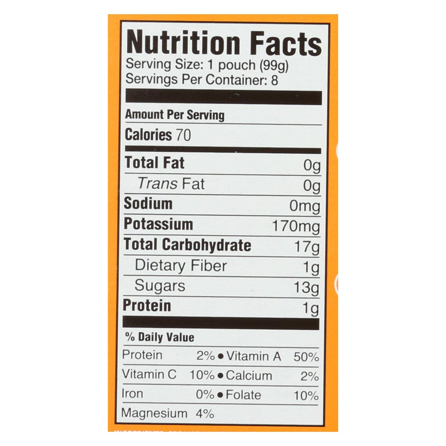 Happy Baby Clearly Crafted Mango - Caja de 16 - 3,5 oz.