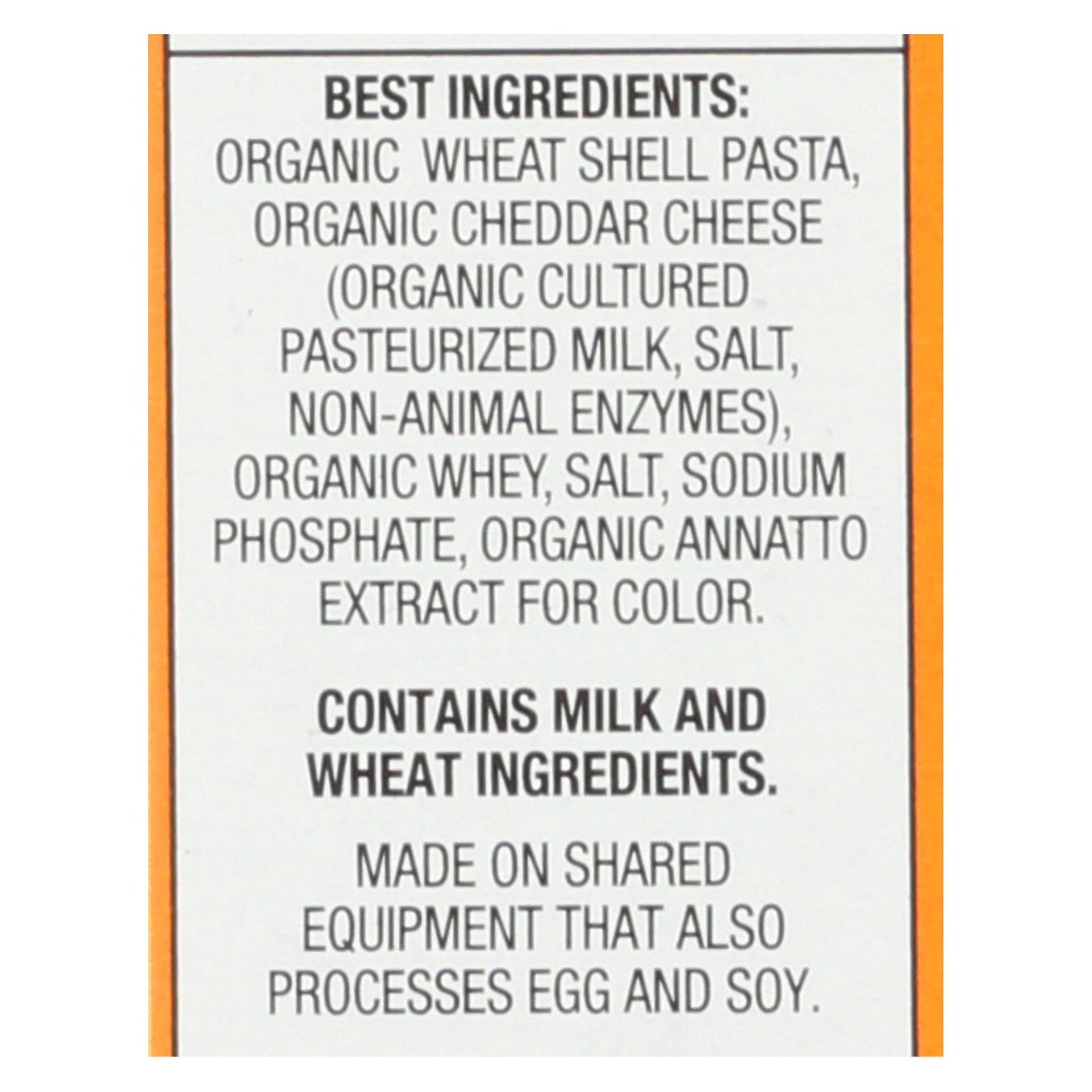 Macarrones con queso y conchas orgánicas de cosecha propia de Annie y auténtico queso cheddar añejo - Caja de 12 - 6 oz.