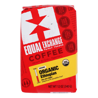 Equal Exchange 有机滴滤咖啡 - 埃塞俄比亚 - 6 盒装 - 12 盎司。