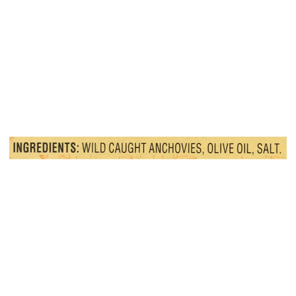 Reese Anchovies - Flat Fillets - In Pure Olive Oil - 2 Oz - Case Of 10