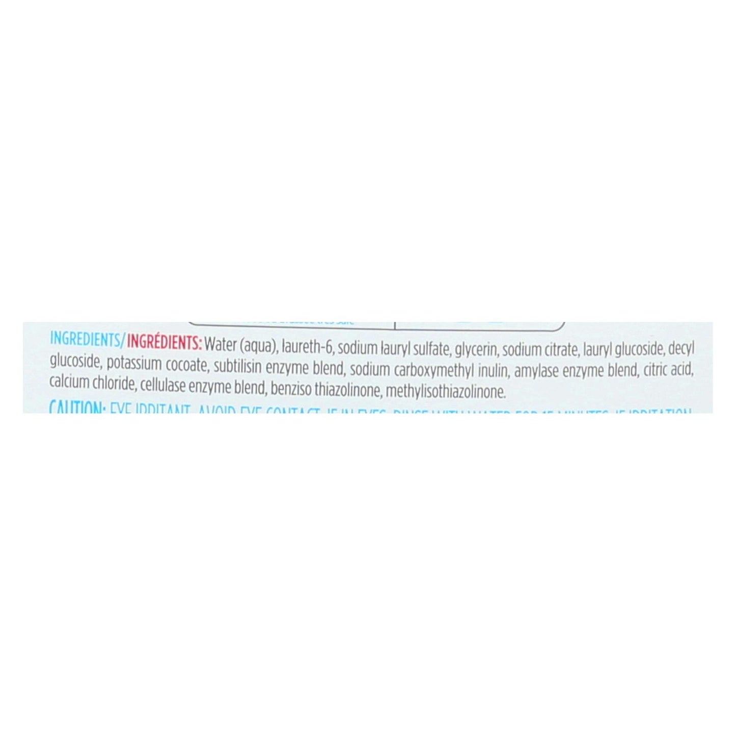 Detergente para ropa Ecover Zero 2x - Caja de 4 - 93 fl oz.